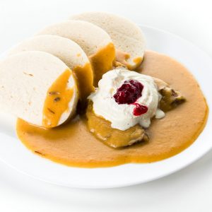 Svíčková na smetaně, houskový knedlík (150 g)